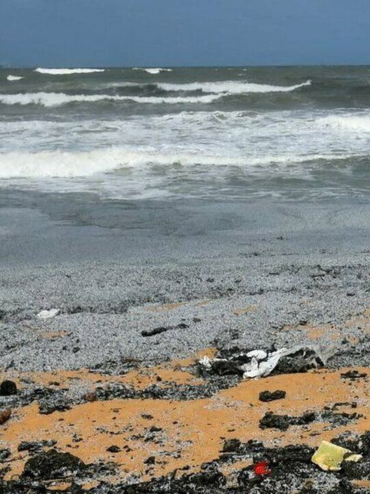 Nurdles in the sand