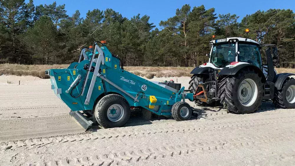 Der neue BeachTech 1500 im Einsatz an der Ostsee
