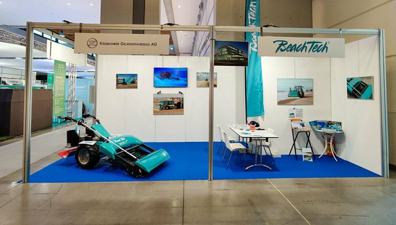 BeachTech booth at Ecomondo BeachTech booth at Ecomondo