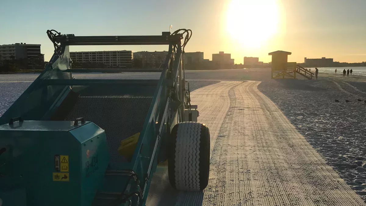 A 2000 on the beach in Florida.