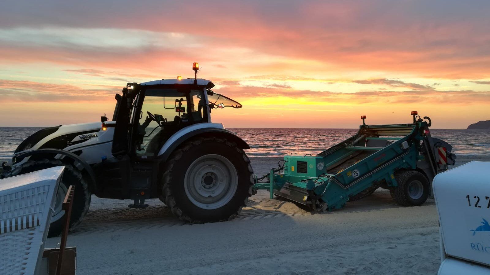Un BeachTech 2500 garantit une plage propre et sûre à Rügen.